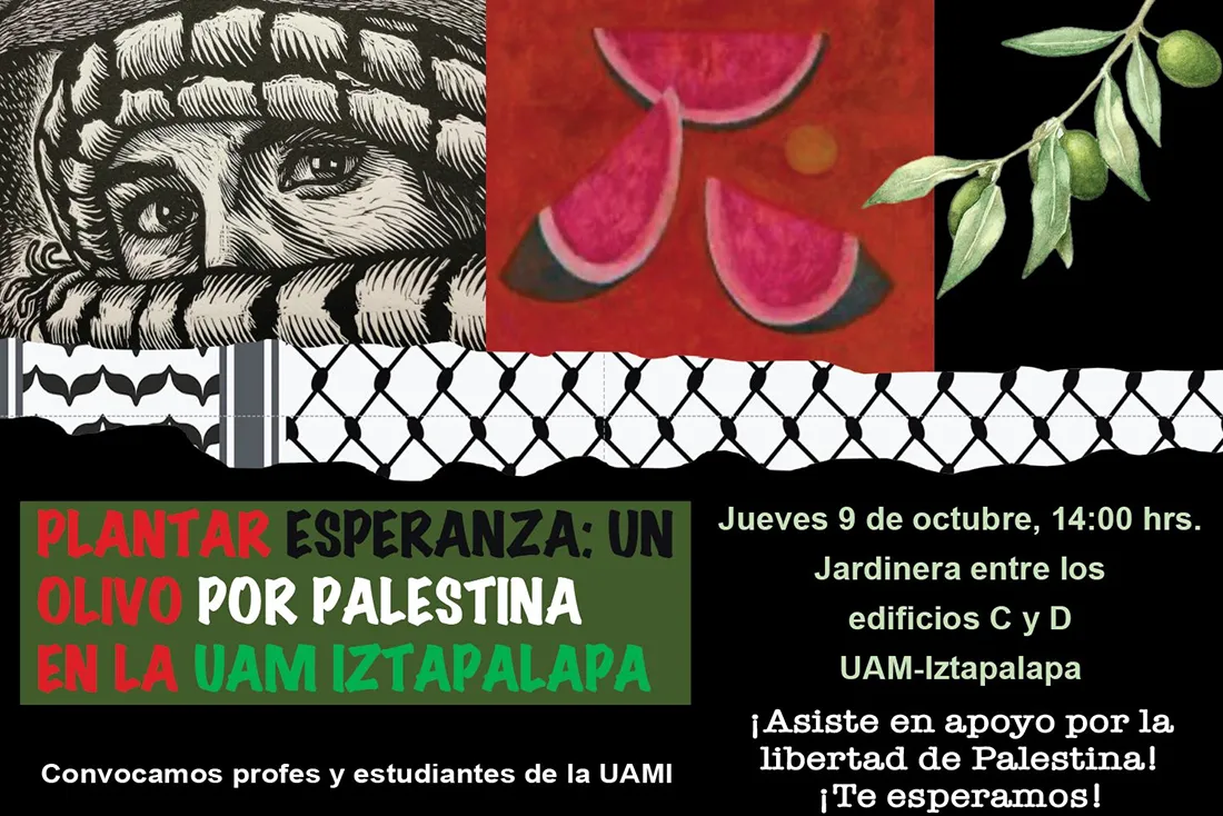 Plantar esperanza: un olivo por palestina en la UAM